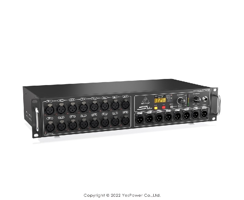 S16 Behringer耳朵牌(數位多軌Stage box)混音器網路接線盒